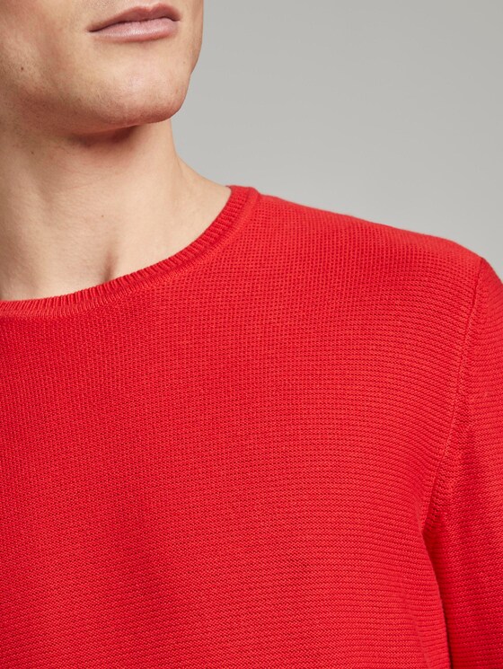 Strickpullover - Männer - very red Strickpullover - Männer - very red - 10 - TOM TAILOR Denim