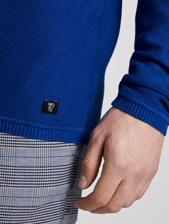 Strickpullover - Männer - bright king blue Strickpullover - Männer - bright king blue - 10 - TOM TAILOR Denim