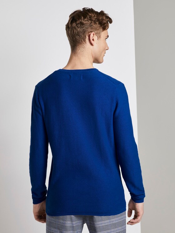 Strickpullover - Männer - bright king blue Strickpullover - Männer - bright king blue - 2 - TOM TAILOR Denim