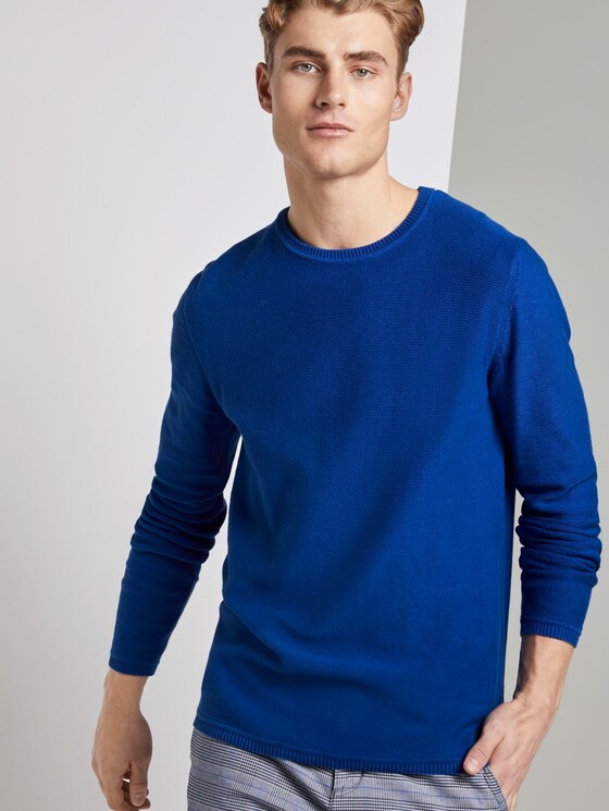Strickpullover - Männer - bright king blue Strickpullover - Männer - bright king blue - 5 - TOM TAILOR Denim