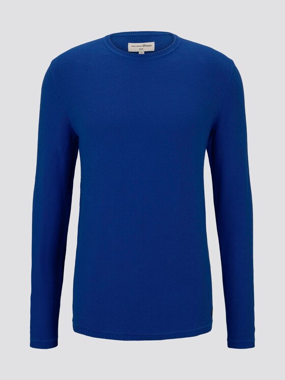 Strickpullover - Männer - bright king blue Strickpullover - Männer - bright king blue - 7 - TOM TAILOR Denim