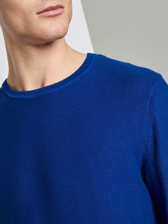 Strickpullover - Männer - bright king blue Strickpullover - Männer - bright king blue - 9 - TOM TAILOR Denim
