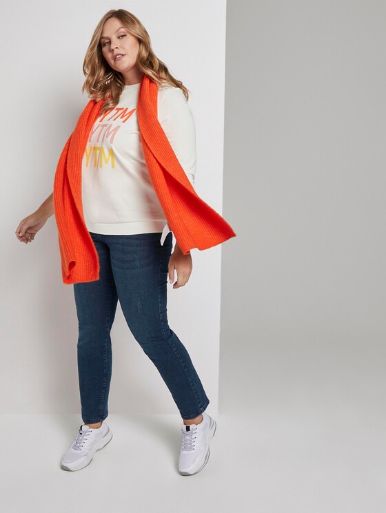 Sweater mit Schrift-Print - Frauen - Whisper White Sweater mit Schrift-Print - Frauen - Whisper White - 3 - My True Me