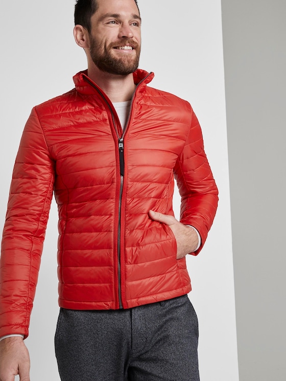 Leichte Jacke mit Stehkragen - Männer - brilliant red Leichte Jacke mit Stehkragen - Männer - brilliant red - 5 - TOM TAILOR