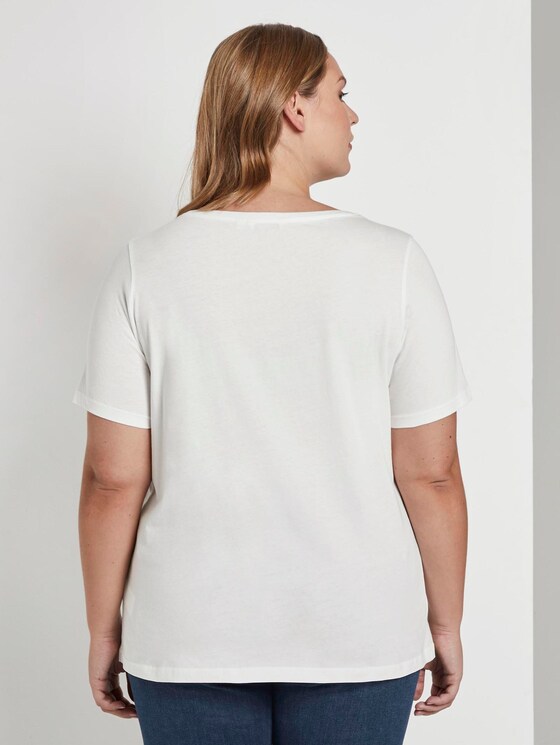 T-Shirt mit Print - Frauen - Whisper White T-Shirt mit Print - Frauen - Whisper White - 2 - My True Me