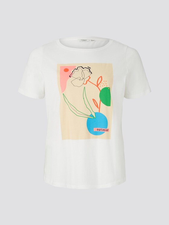 T-Shirt mit Print - Frauen - Whisper White T-Shirt mit Print - Frauen - Whisper White - 7 - My True Me