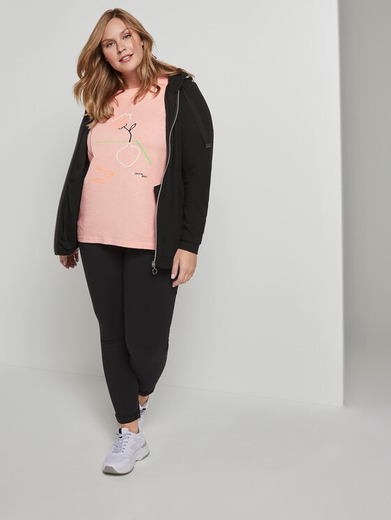 T-shirt met print - Vrouwen - bubble gum pink T-shirt met print - Vrouwen - bubble gum pink - 3 - My True Me