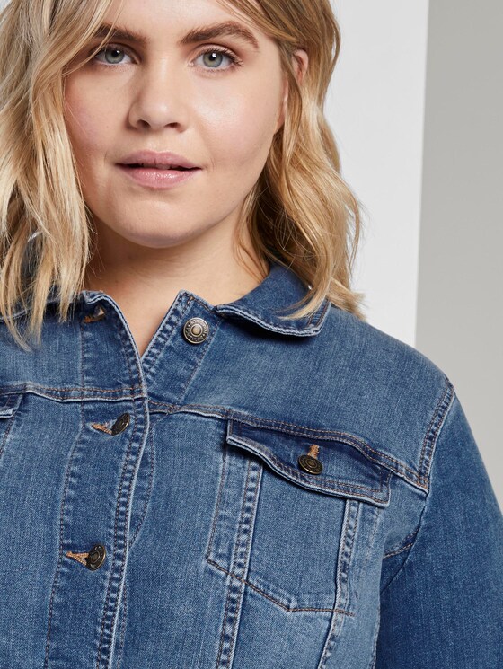 Jeansjacke im Washed-Look - Frauen - Blue Denim Jeansjacke im Washed-Look - Frauen - Blue Denim - 10 - My True Me