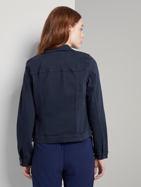 Jeansjacke im Slim-Fit - Frauen - Real Navy Blue Jeansjacke im Slim-Fit - Frauen - Real Navy Blue - 2 - TOM TAILOR Denim