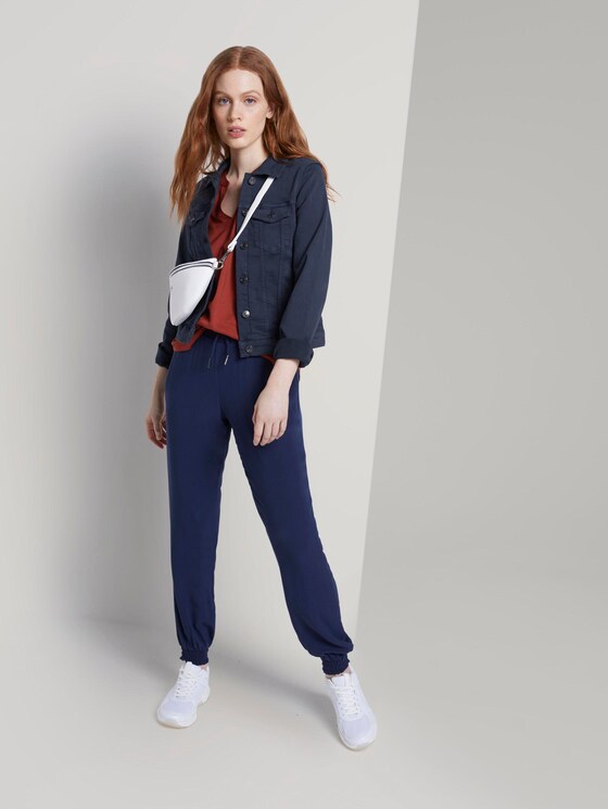 Jeansjacke im Slim-Fit - Frauen - Real Navy Blue Jeansjacke im Slim-Fit - Frauen - Real Navy Blue - 3 - TOM TAILOR Denim