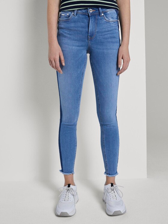 Nela Extra Skinny Push Up Effect - Frauen - Used Mid Stone Blue Denim Nela Extra Skinny Push Up Effect - Frauen - Used Mid Stone Blue Denim - 1 - TOM TAILOR Denim