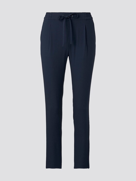 Hose mit Paspelstreifen - Frauen - Sky Captain Blue Hose mit Paspelstreifen - Frauen - Sky Captain Blue - 7 - Mine to five