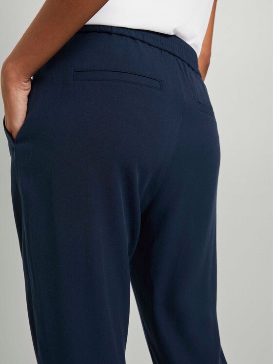 Hose mit Paspelstreifen - Frauen - Sky Captain Blue Hose mit Paspelstreifen - Frauen - Sky Captain Blue - 9 - Mine to five