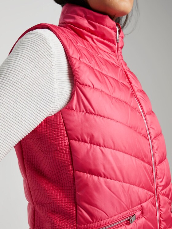 Leichte gesteppte Weste - Frauen - blushing pink Leichte gesteppte Weste - Frauen - blushing pink - 9 - TOM TAILOR