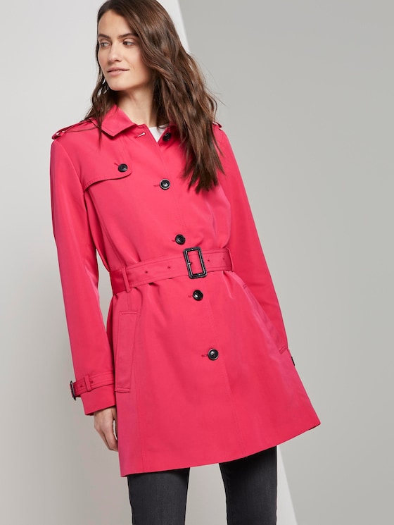 Wasserabweisender Trenchcoat - Frauen - blushing pink Wasserabweisender Trenchcoat - Frauen - blushing pink - 5 - TOM TAILOR