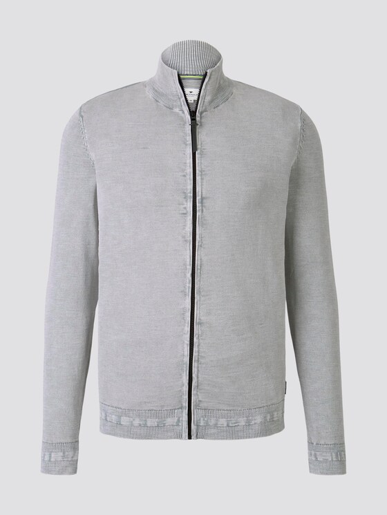 Strukturierte Strickjacke - Männer - Artemis Grey Strukturierte Strickjacke - Männer - Artemis Grey - 7 - TOM TAILOR