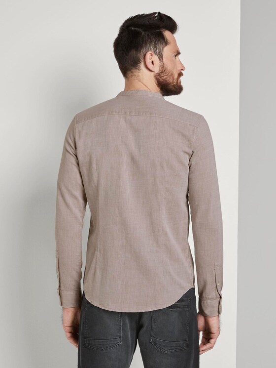 Strukturiertes Hemd - Männer - white camel herringbone struct Strukturiertes Hemd - Männer - white camel herringbone struct - 2 - TOM TAILOR