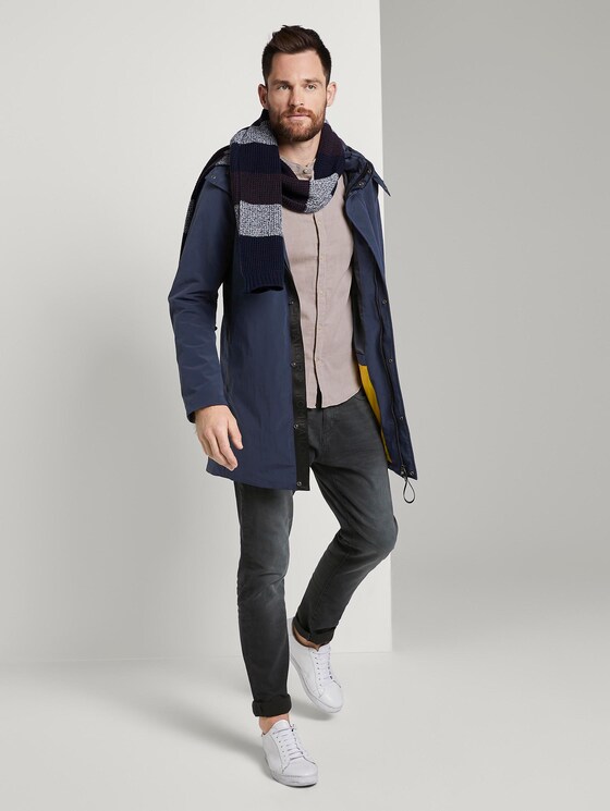 Strukturiertes Hemd - Männer - white camel herringbone struct Strukturiertes Hemd - Männer - white camel herringbone struct - 3 - TOM TAILOR