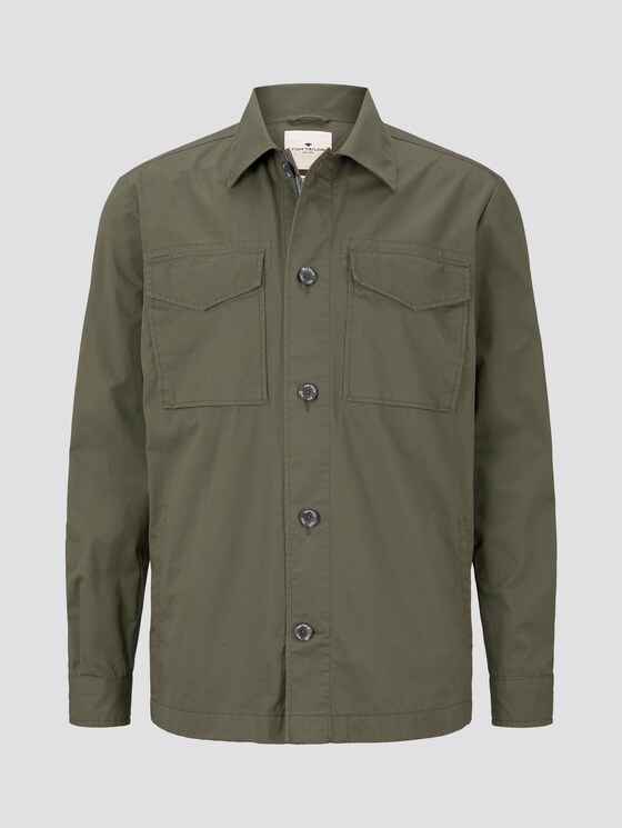 Grüne Hemdjacke - Männer - Olive Night Green Grüne Hemdjacke - Männer - Olive Night Green - 7 - TOM TAILOR