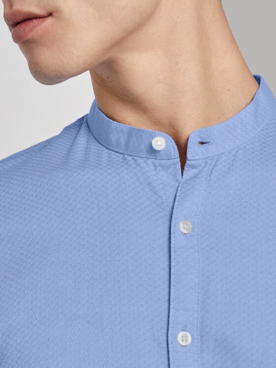 Strukturiertes Hemd - Männer - light blue dobby structure Strukturiertes Hemd - Männer - light blue dobby structure - 10 - TOM TAILOR Denim