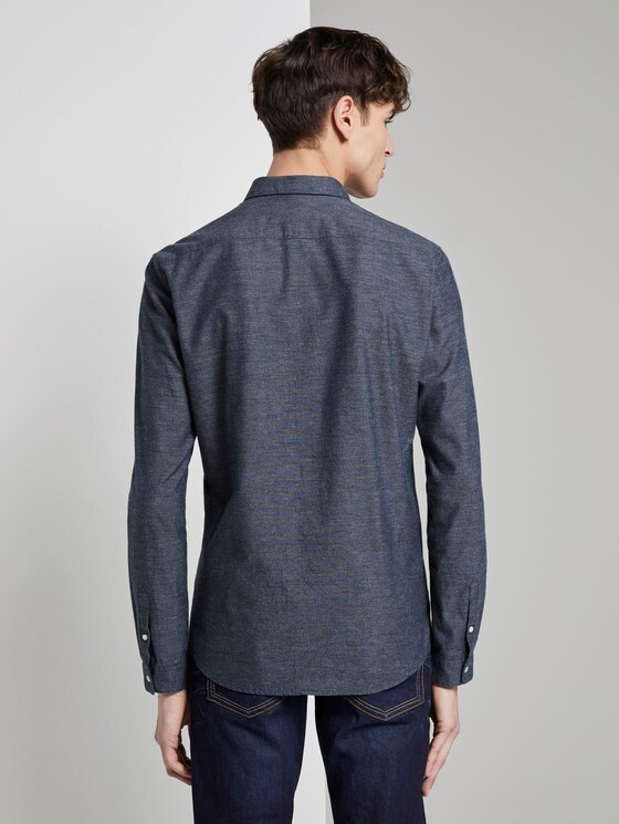 Hemd mit Brusttasche - Männer - dark blue mini grindle Hemd mit Brusttasche - Männer - dark blue mini grindle - 2 - TOM TAILOR Denim
