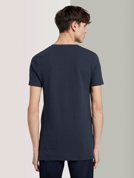 T-shirt met print en borstzak - Mannen - Sky Captain Blue T-shirt met print en borstzak - Mannen - Sky Captain Blue - 2 - TOM TAILOR Denim