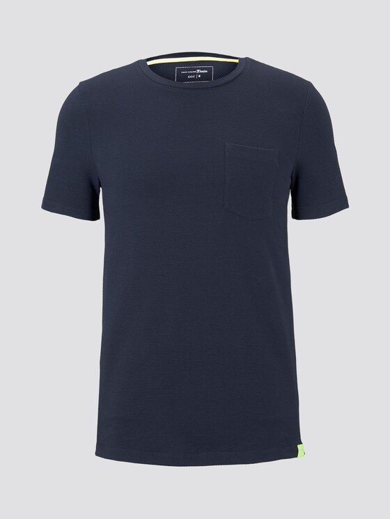 T-shirt met print en borstzak - Mannen - Sky Captain Blue T-shirt met print en borstzak - Mannen - Sky Captain Blue - 7 - TOM TAILOR Denim