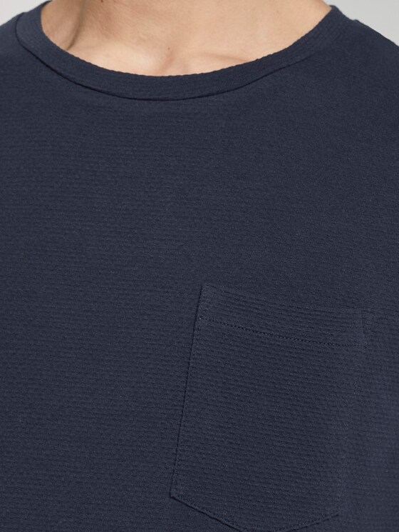 T-shirt met print en borstzak - Mannen - Sky Captain Blue T-shirt met print en borstzak - Mannen - Sky Captain Blue - 9 - TOM TAILOR Denim