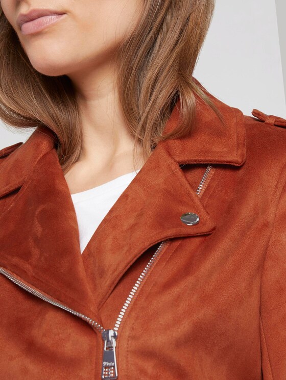 Faux leder Biker Jas - Vrouwen - fox orange Faux leder Biker Jas - Vrouwen - fox orange - 9 - TOM TAILOR Denim