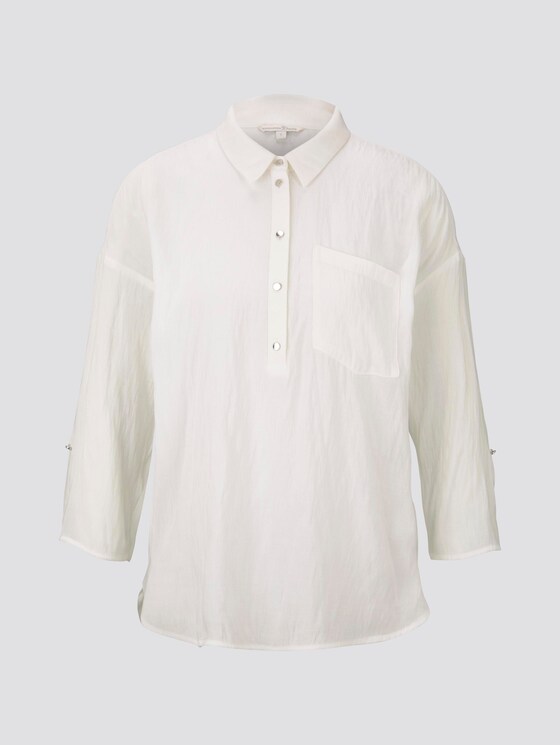 Fließendes Oversized-Hemd - Frauen - Off White Fließendes Oversized-Hemd - Frauen - Off White - 7 - TOM TAILOR Denim