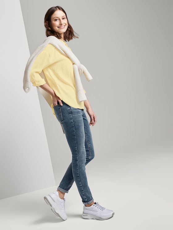 Fließendes Oversized-Hemd - Frauen - pale yellow Fließendes Oversized-Hemd - Frauen - pale yellow - 3 - TOM TAILOR Denim
