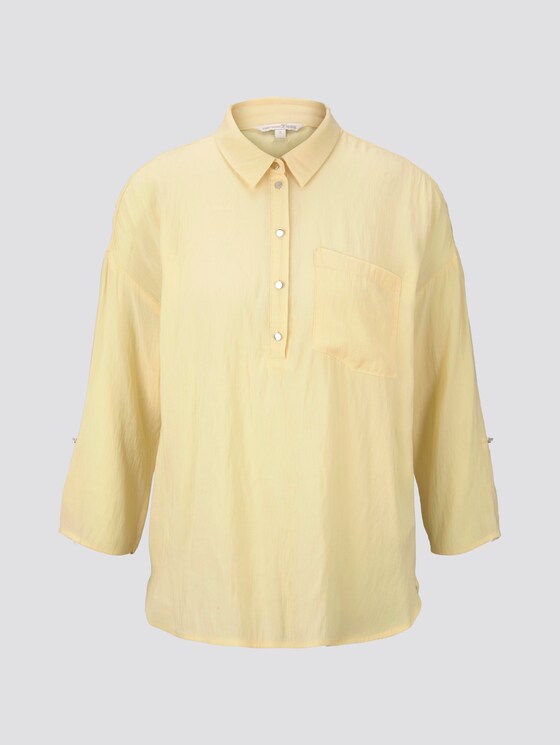 Fließendes Oversized-Hemd - Frauen - pale yellow Fließendes Oversized-Hemd - Frauen - pale yellow - 7 - TOM TAILOR Denim