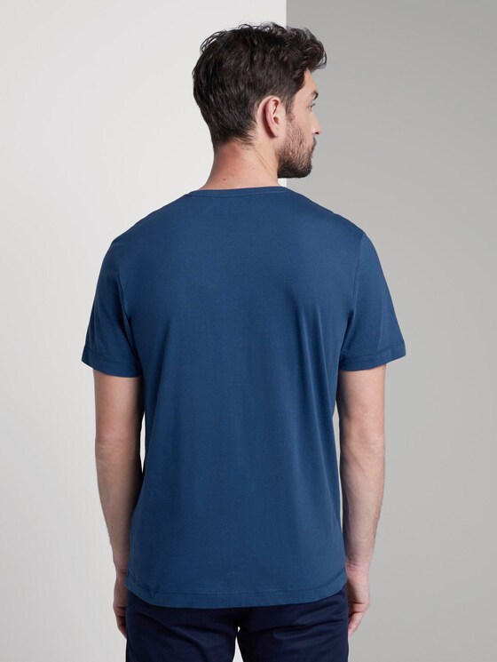 T-shirt with a print - Men - after dark blue T-shirt with a print - Men - after dark blue - 2 - TOM TAILOR