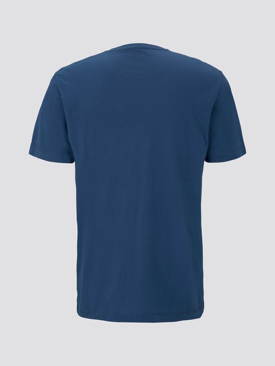 T-shirt with a print - Men - after dark blue T-shirt with a print - Men - after dark blue - 8 - TOM TAILOR