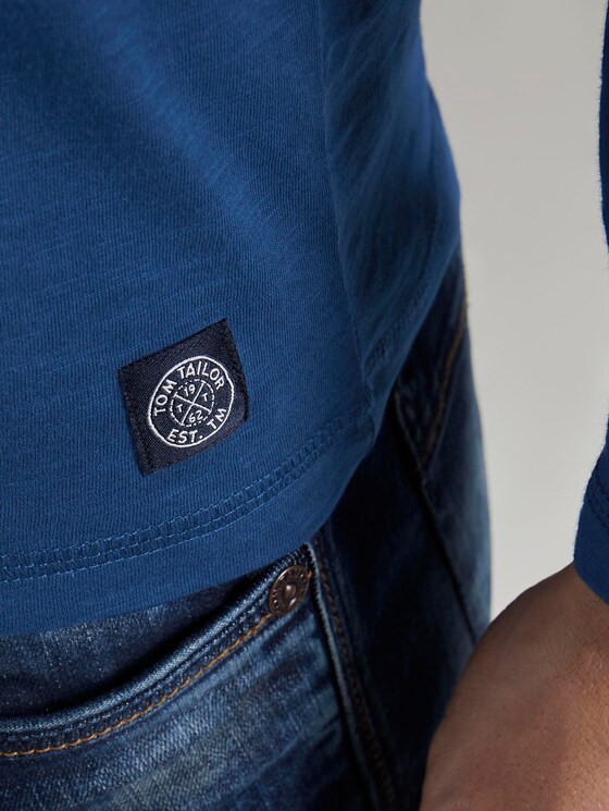 Henley-Langarmshirt - Männer - after dark blue Henley-Langarmshirt - Männer - after dark blue - 10 - TOM TAILOR