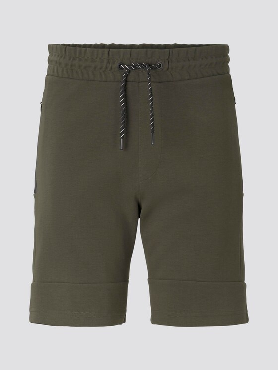 Sweatshorts mit Kordelbund - Männer - Woodland Green Sweatshorts mit Kordelbund - Männer - Woodland Green - 7 - TOM TAILOR Denim