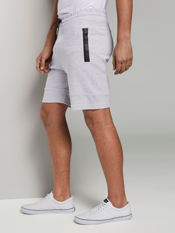 Sweatshorts mit Kordelbund - Männer - Light Stone Grey Melange Sweatshorts mit Kordelbund - Männer - Light Stone Grey Melange - 11 - TOM TAILOR Denim
