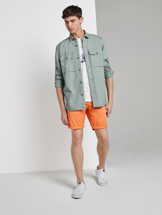 slim chino shorts mens