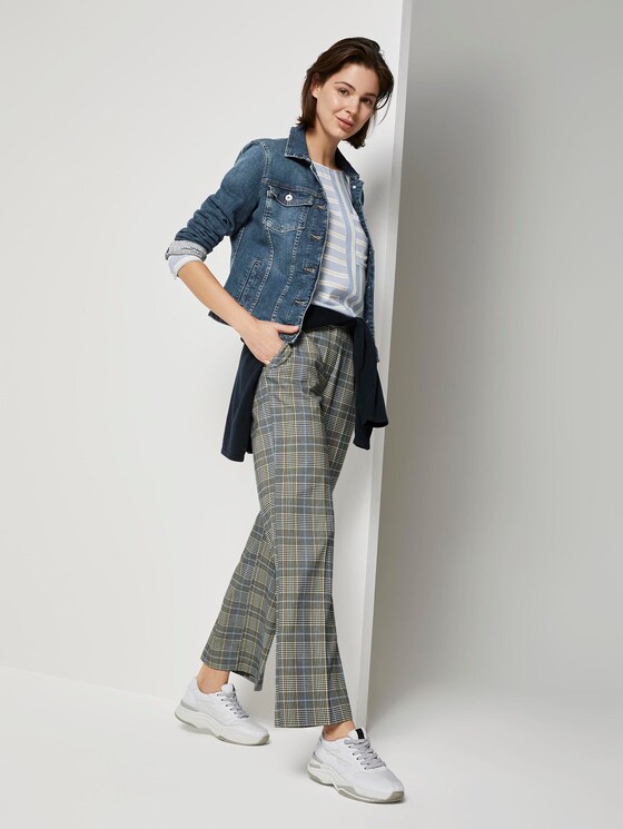 Striped blouse with a chest pocket - Women - blue yellow stripe Striped blouse with a chest pocket - Women - blue yellow stripe - 3 - TOM TAILOR