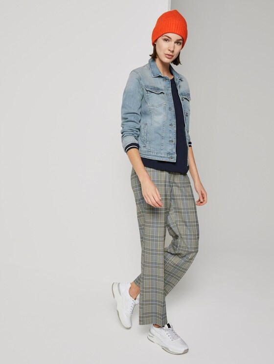 Blouse in a crincle look - Women - Sky Captain Blue Blouse in a crincle look - Women - Sky Captain Blue - 3 - TOM TAILOR