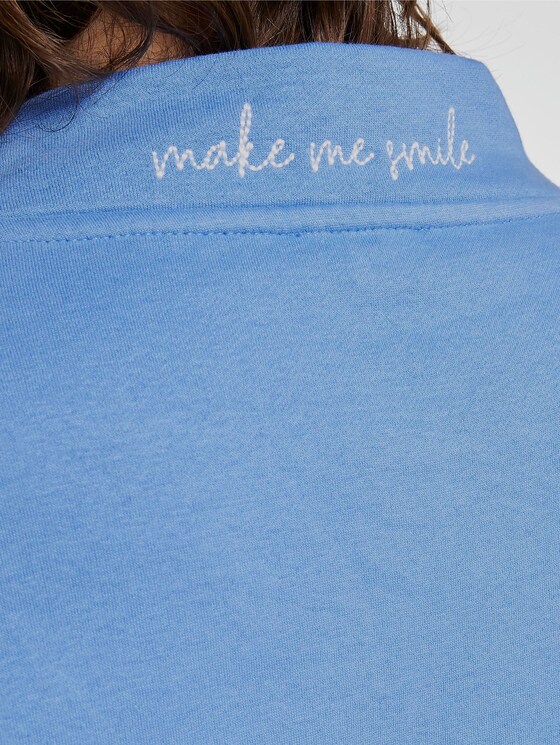 Sweatshirt met opstaande kraag - Vrouwen - sea blue Sweatshirt met opstaande kraag - Vrouwen - sea blue - 10 - TOM TAILOR