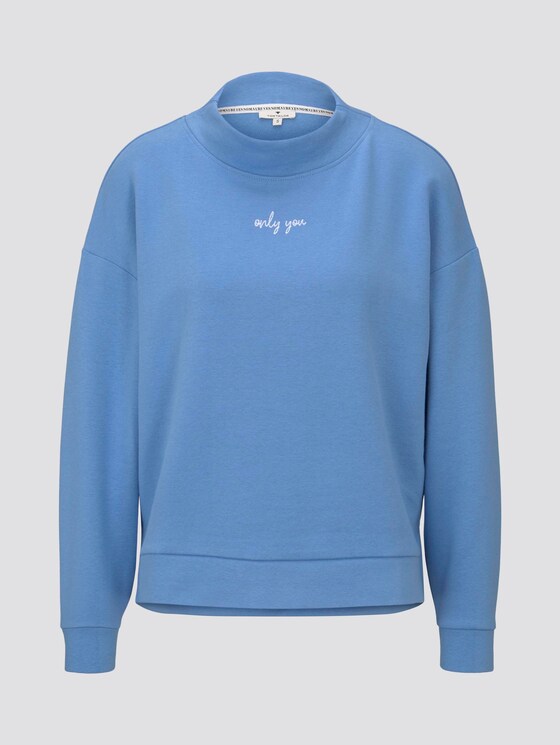 Sweatshirt met opstaande kraag - Vrouwen - sea blue Sweatshirt met opstaande kraag - Vrouwen - sea blue - 7 - TOM TAILOR