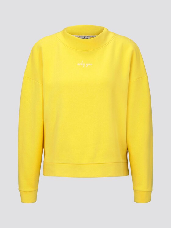 Sweatshirt mit Stehkragen - Frauen - jasmine yellow Sweatshirt mit Stehkragen - Frauen - jasmine yellow - 7 - TOM TAILOR
