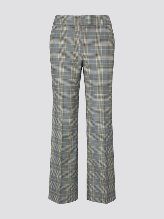 Lea Straight mit Bundfalte - Frauen - black white check Lea Straight mit Bundfalte - Frauen - black white check - 7 - TOM TAILOR