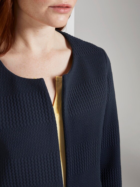 Strukturierter Blazer - Frauen - Sky Captain Blue Strukturierter Blazer - Frauen - Sky Captain Blue - 9 - TOM TAILOR