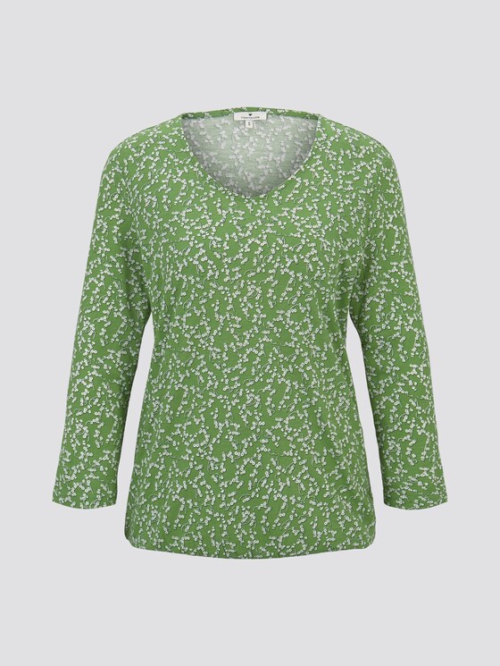 Printed blouse top - Women - green flowery design Printed blouse top - Women - green flowery design - 7 - TOM TAILOR