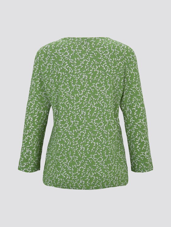 Printed blouse top - Women - green flowery design Printed blouse top - Women - green flowery design - 8 - TOM TAILOR