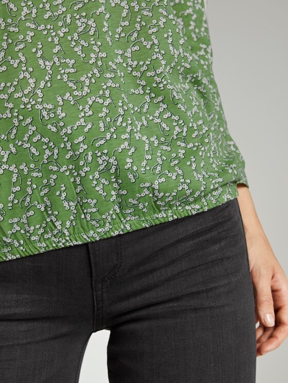 Printed blouse top - Women - green flowery design Printed blouse top - Women - green flowery design - 9 - TOM TAILOR