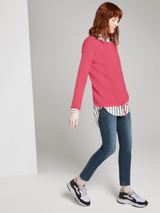 Strukturierter Pullover - Frauen - charming pink Strukturierter Pullover - Frauen - charming pink - 3 - TOM TAILOR