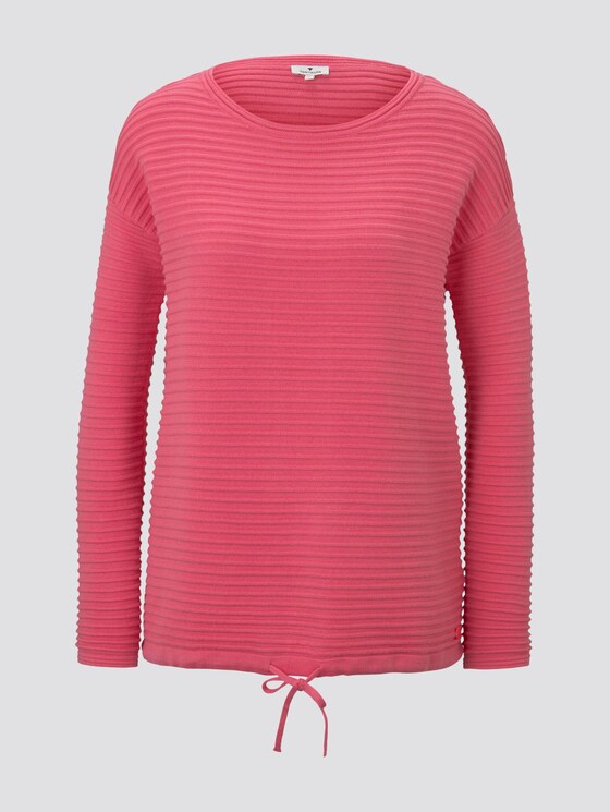 Strukturierter Pullover - Frauen - charming pink Strukturierter Pullover - Frauen - charming pink - 7 - TOM TAILOR